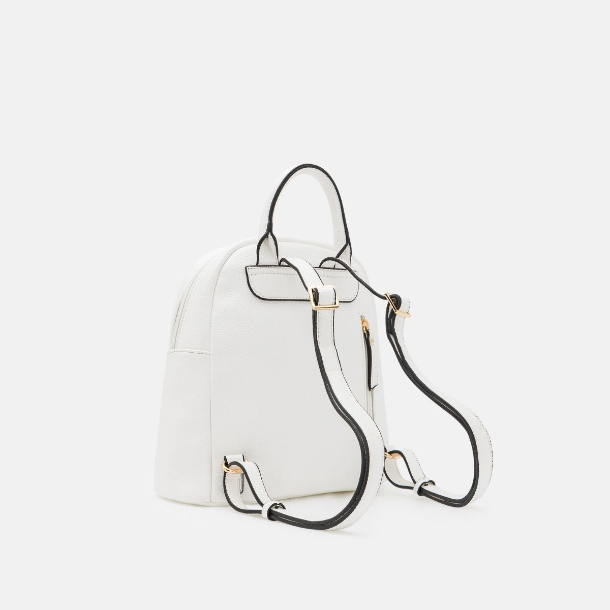 L. Credi Budapest Rucksack weiss Kostenloser Versand