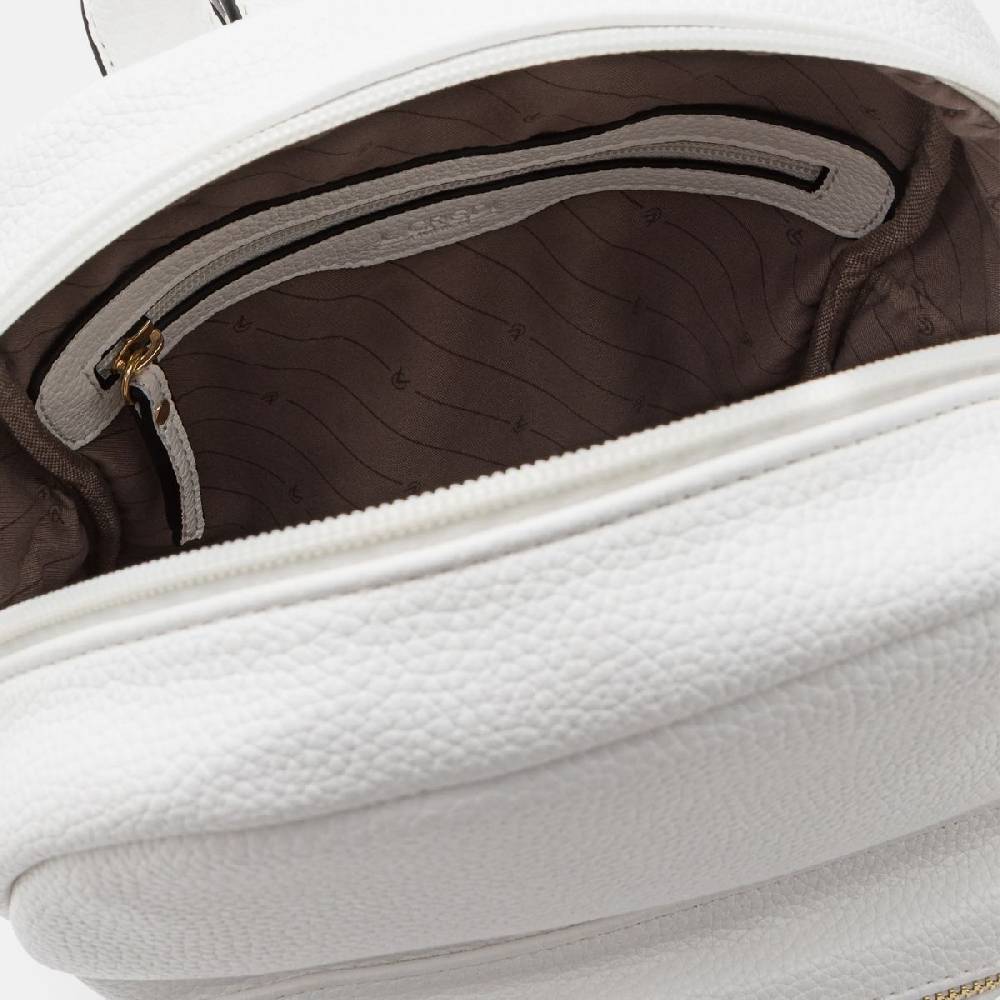 L. Credi Budapest Rucksack weiss Kostenloser Versand