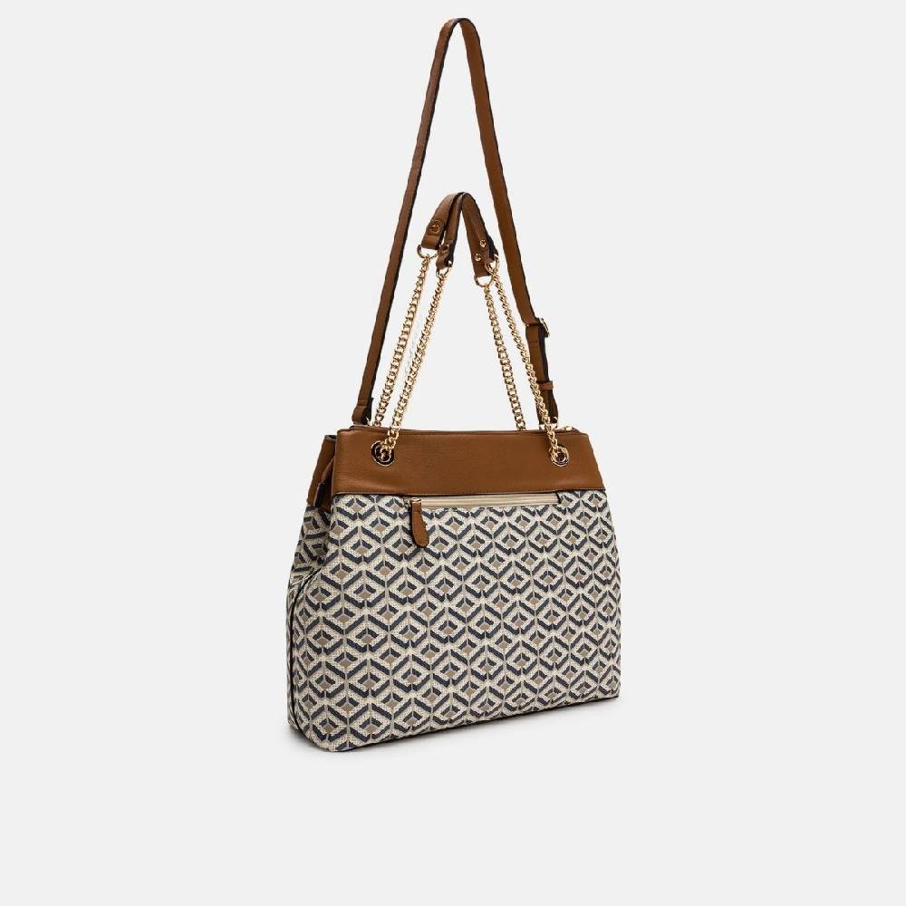 L. Credi Melina Hobo beige multi Limitierter Zeitrabatt