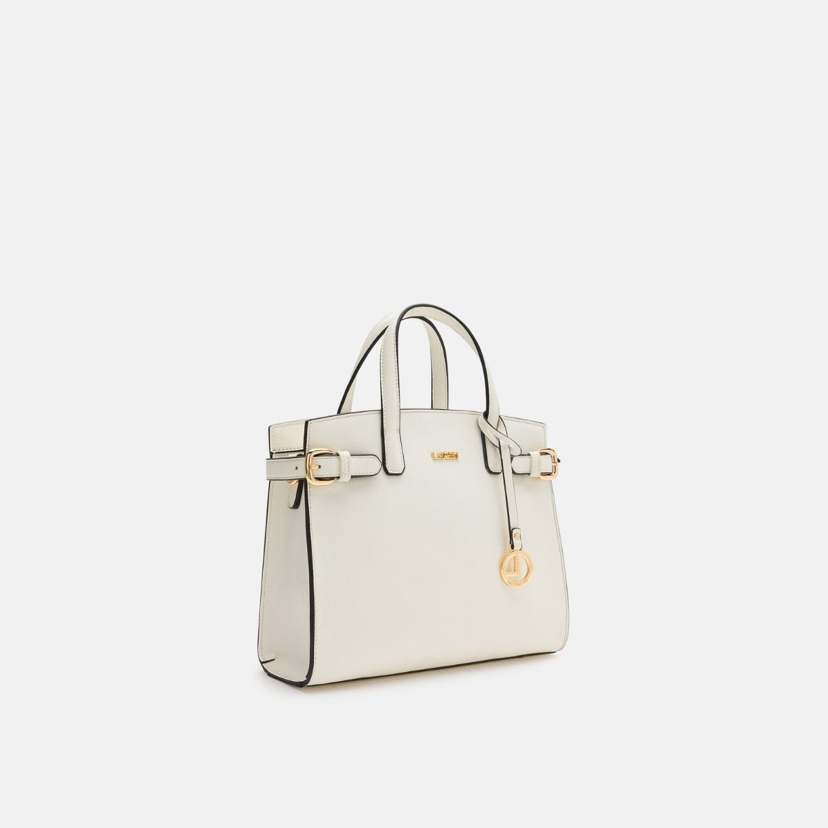 L. Credi Isante Henkeltasche weiss Vatertagsangebot