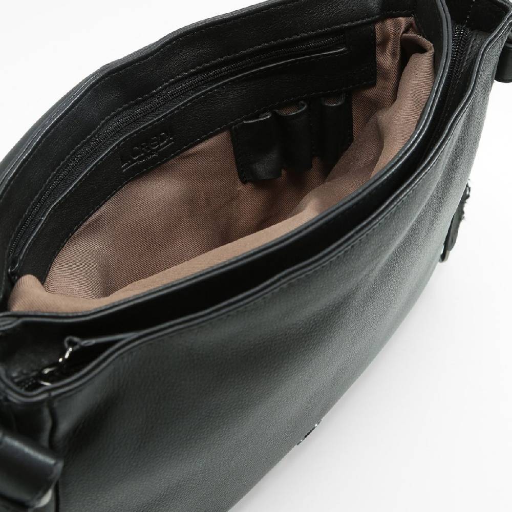 L. Credi Eva Umhängetasche schwarz Top Angebot
