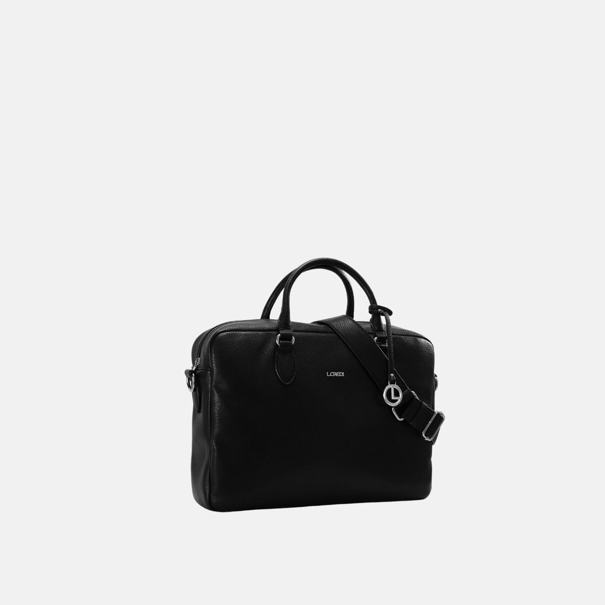L. Credi Ella Henkeltasche schwarz Zeitlich begrenztes Angebot