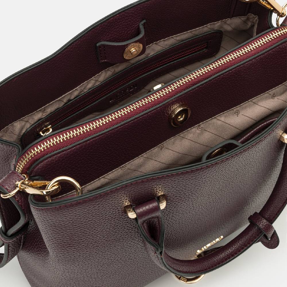 L. Credi Maxima Henkeltasche dark plum Kauf eins, bekomm eins gratis