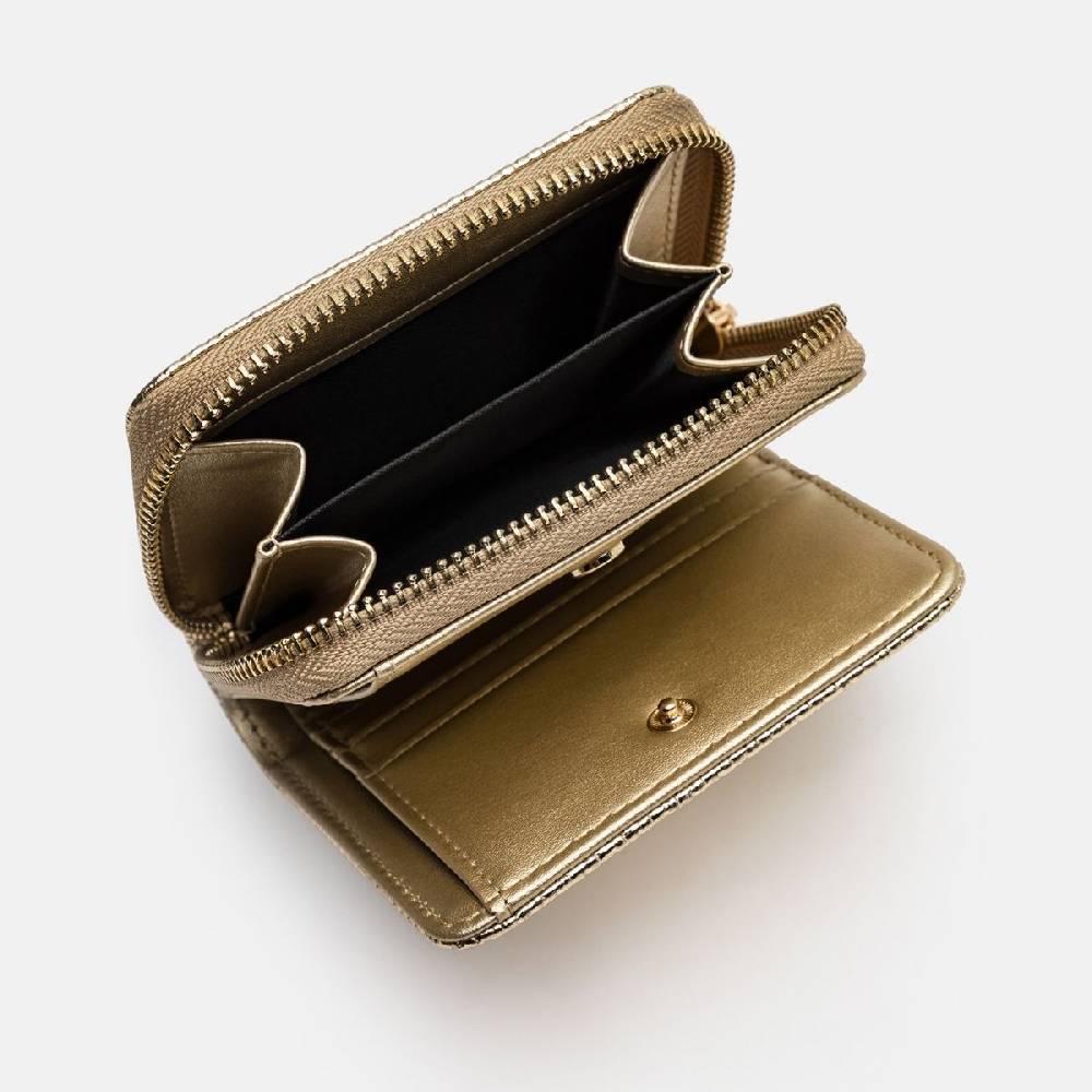 L. Credi Nadine Portemonnaie Damen gold Neueste Stile