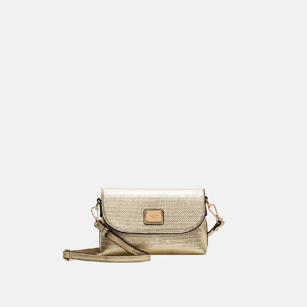 L. Credi Nadine Clutch gold Bis zu 65% Rabatt