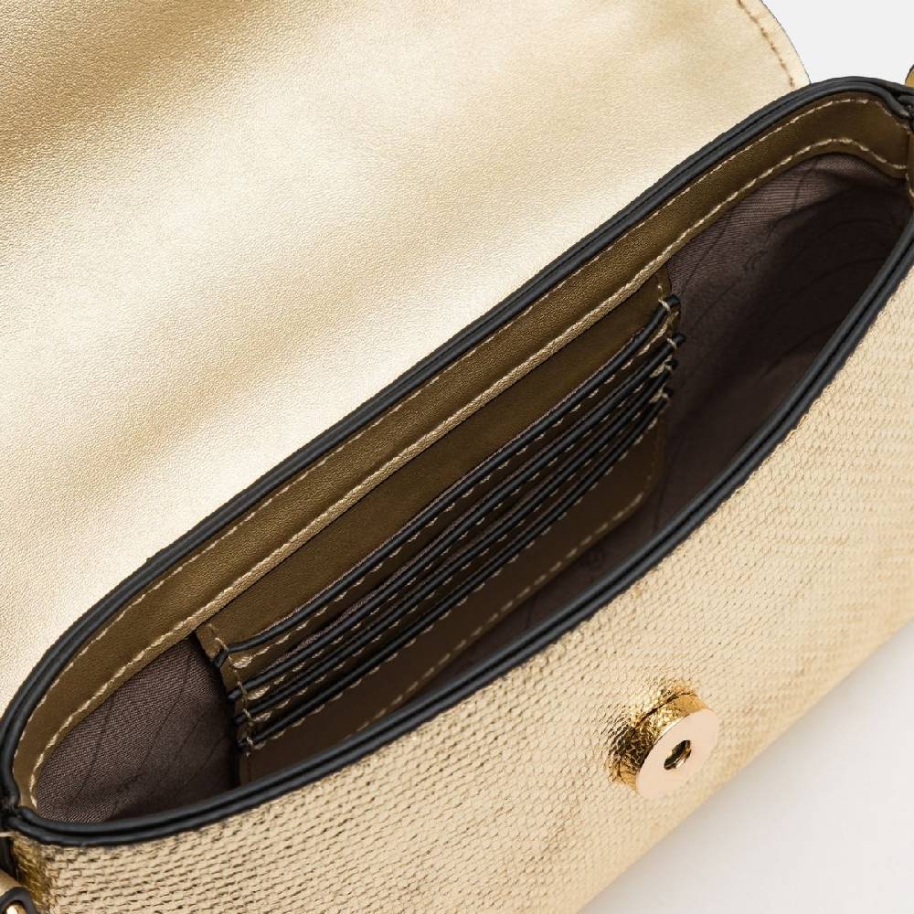 L. Credi Nadine Clutch gold Bis zu 65% Rabatt