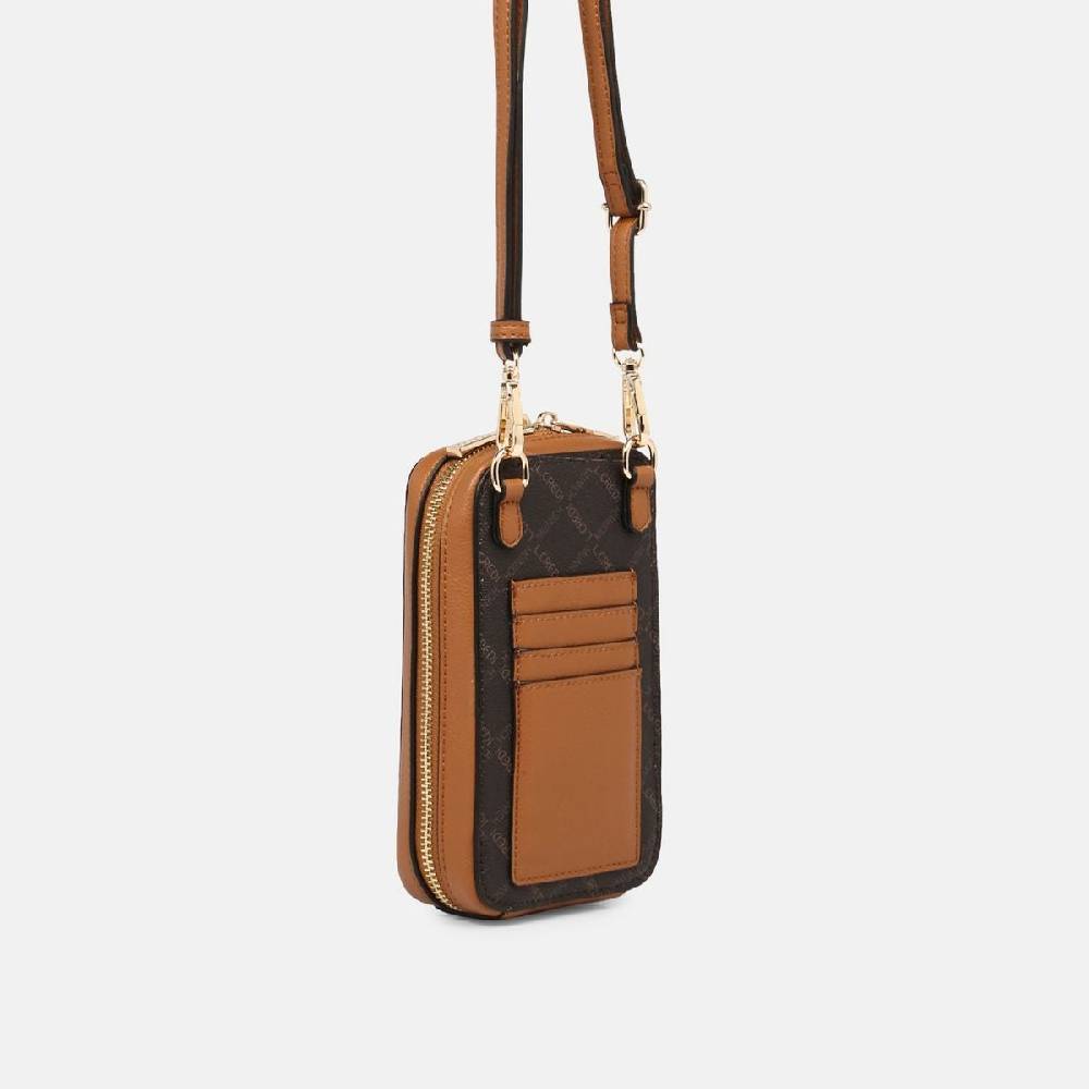 L. Credi Filiberta Umhängetasche braun Discount Store für neue Produkte