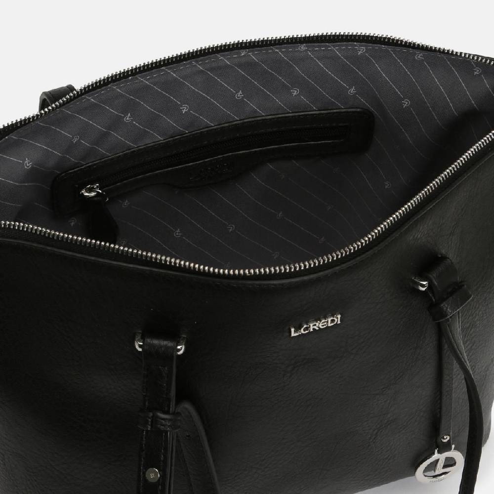L. Credi Jana Shopper schwarz Super Rabatt