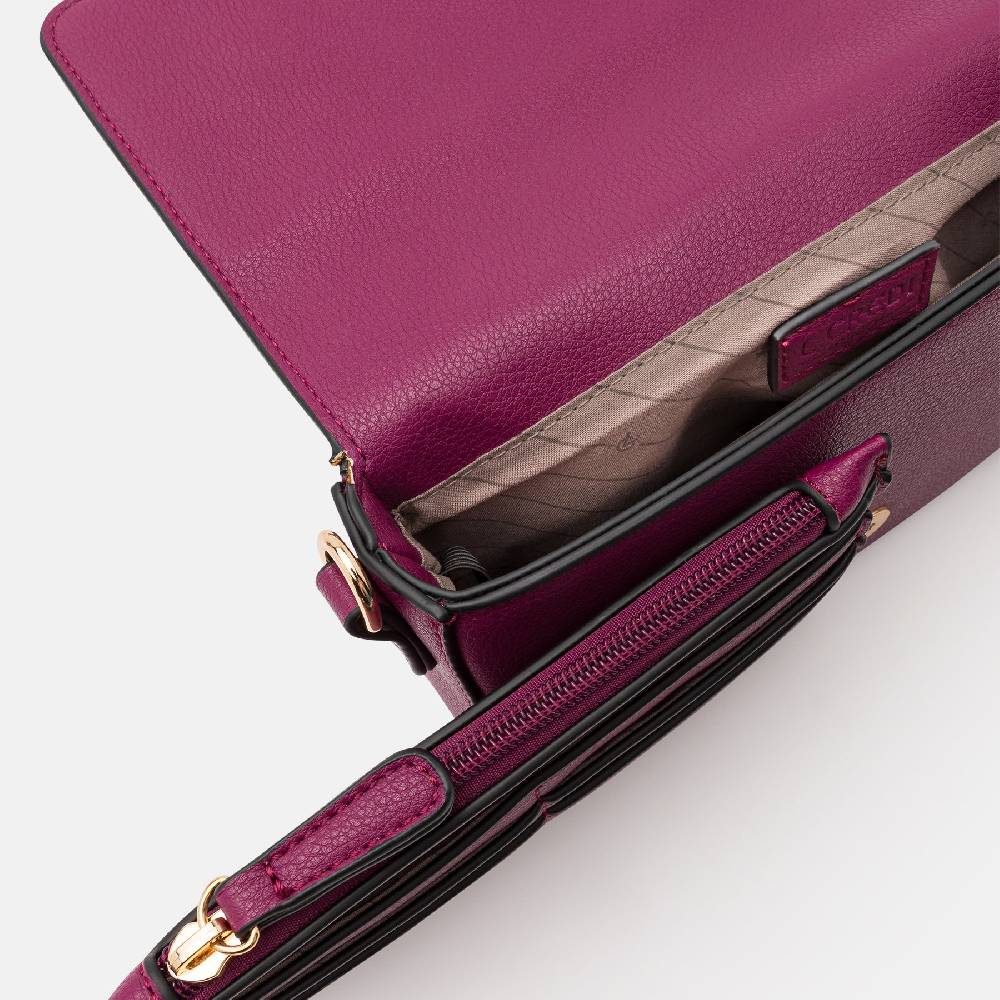L. Credi Jane Clutch plum Verkauf