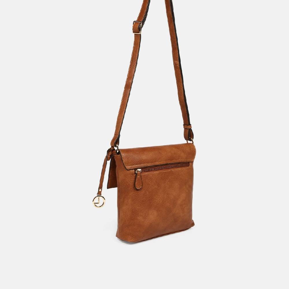 L. Credi Jana Umhängtasche cognac Fabrikverkauf