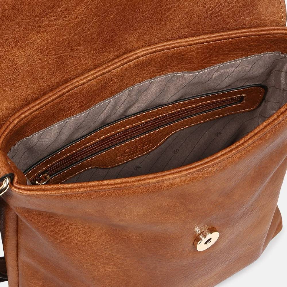L. Credi Jana Umhängtasche cognac Fabrikverkauf
