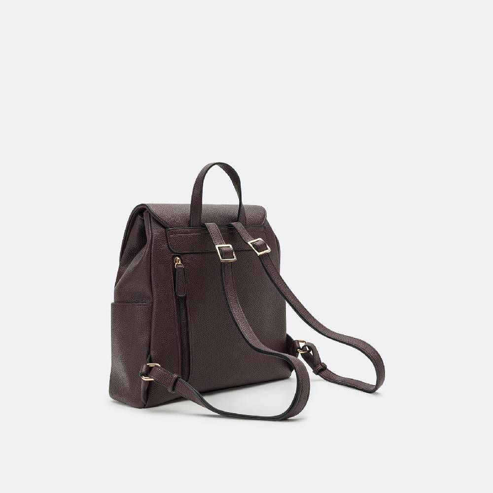 L. Credi Nalina Rucksack dark plum Flash Sale