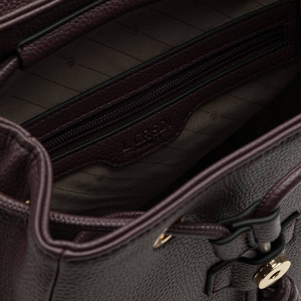 L. Credi Nalina Rucksack dark plum Flash Sale