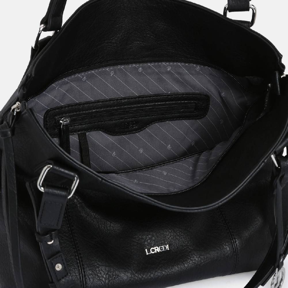 L. Credi Jana Shopper schwarz Riesige Rabatte