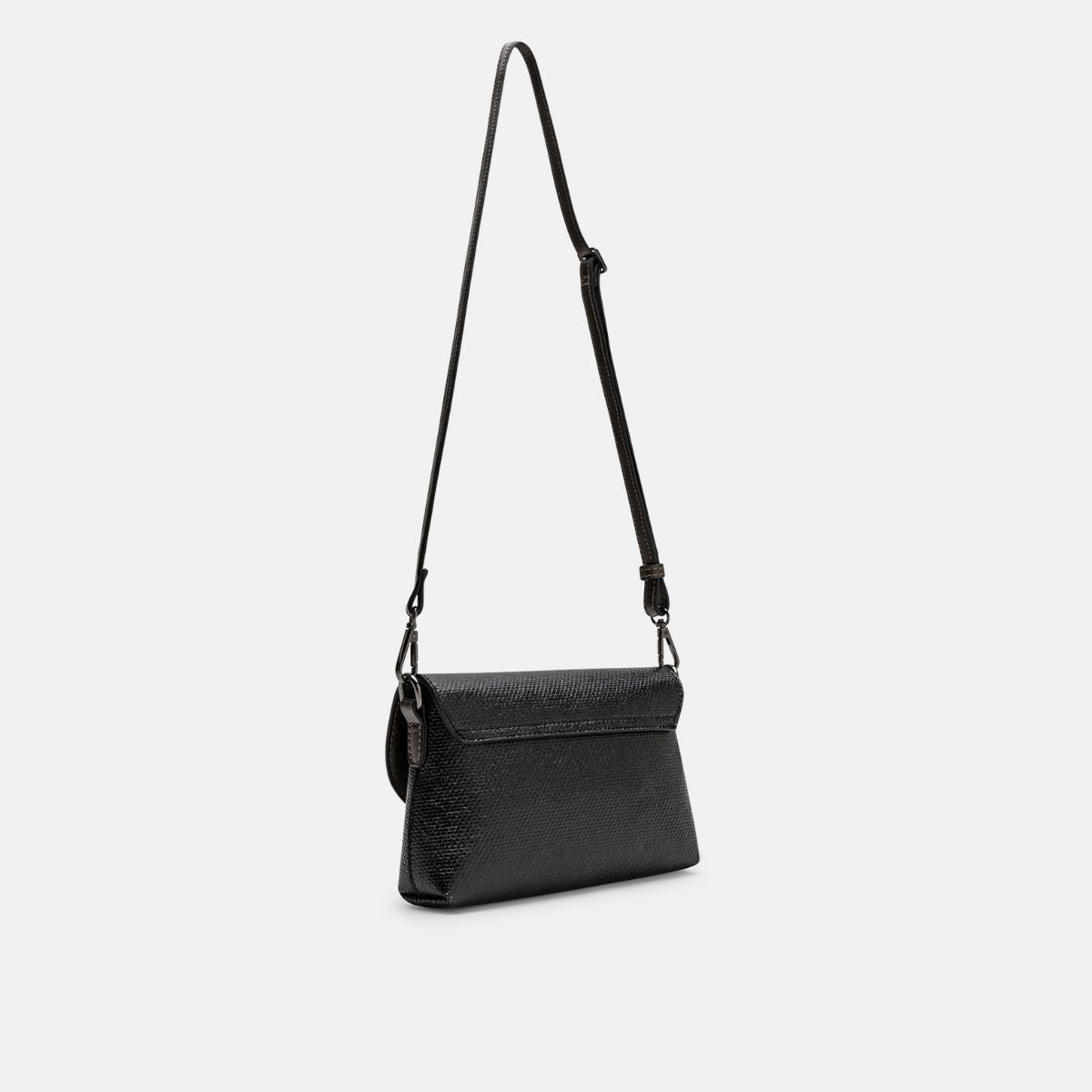 L. Credi Nadine Clutch schwarz im Angebot