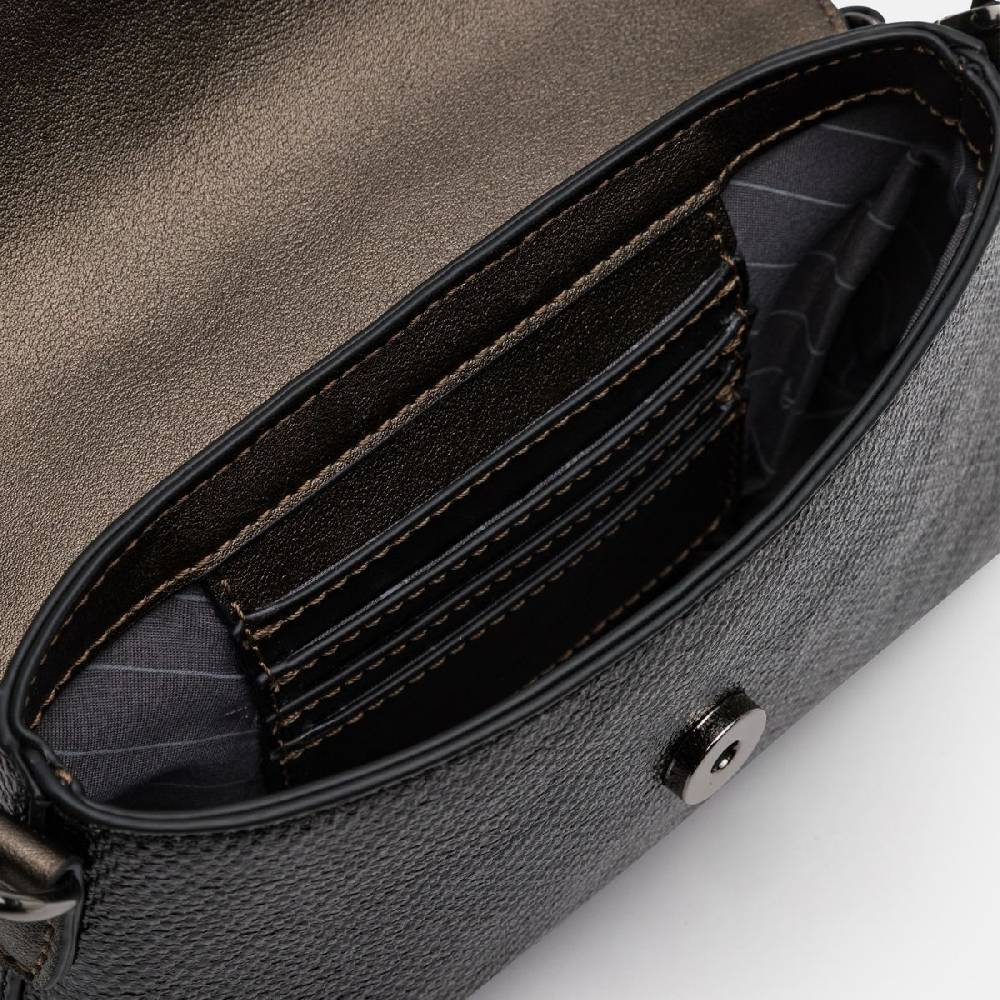 L. Credi Nadine Clutch schwarz im Angebot
