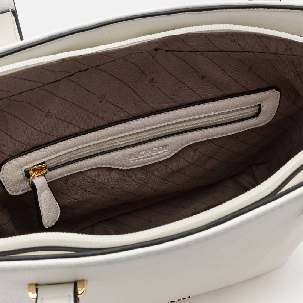 L. Credi Filippa Shopper weiss Meist gekauft