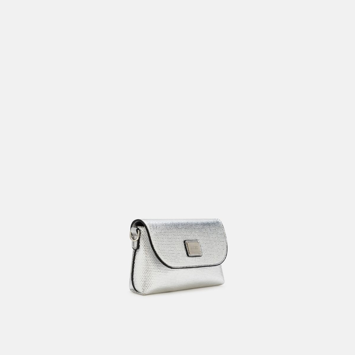 L. Credi Nadine Clutch silber Großer Ausverkauf