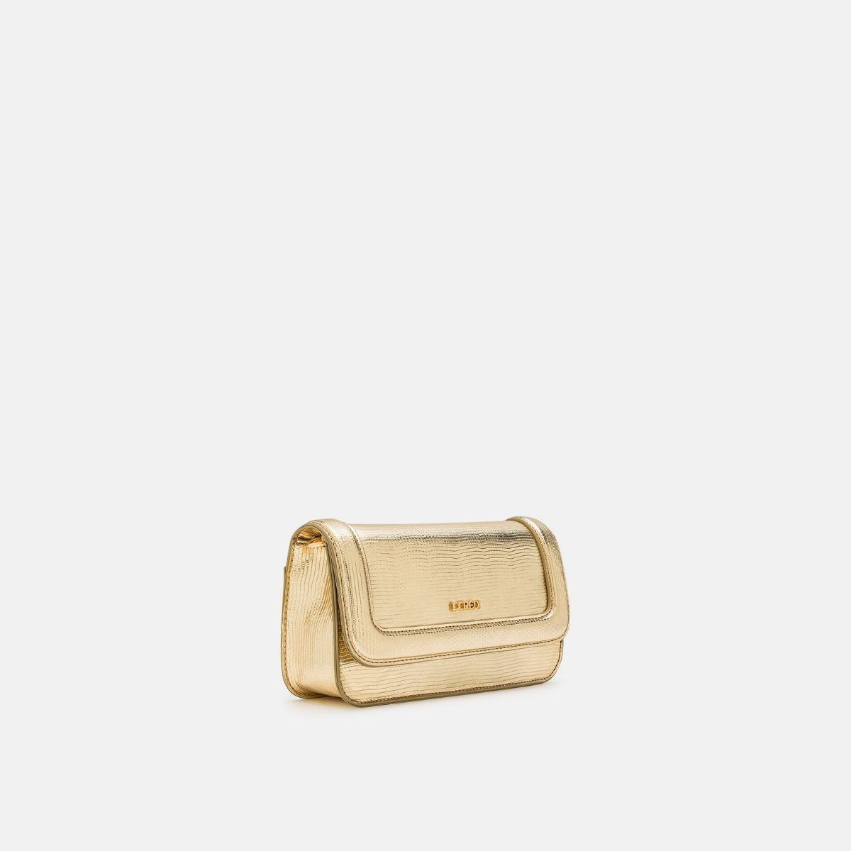 L. Credi Naimi Clutch gold Flash Sale