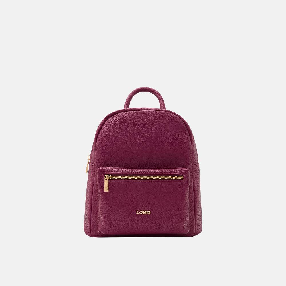 L. Credi Budapest Rucksack plum Tägliche Deals