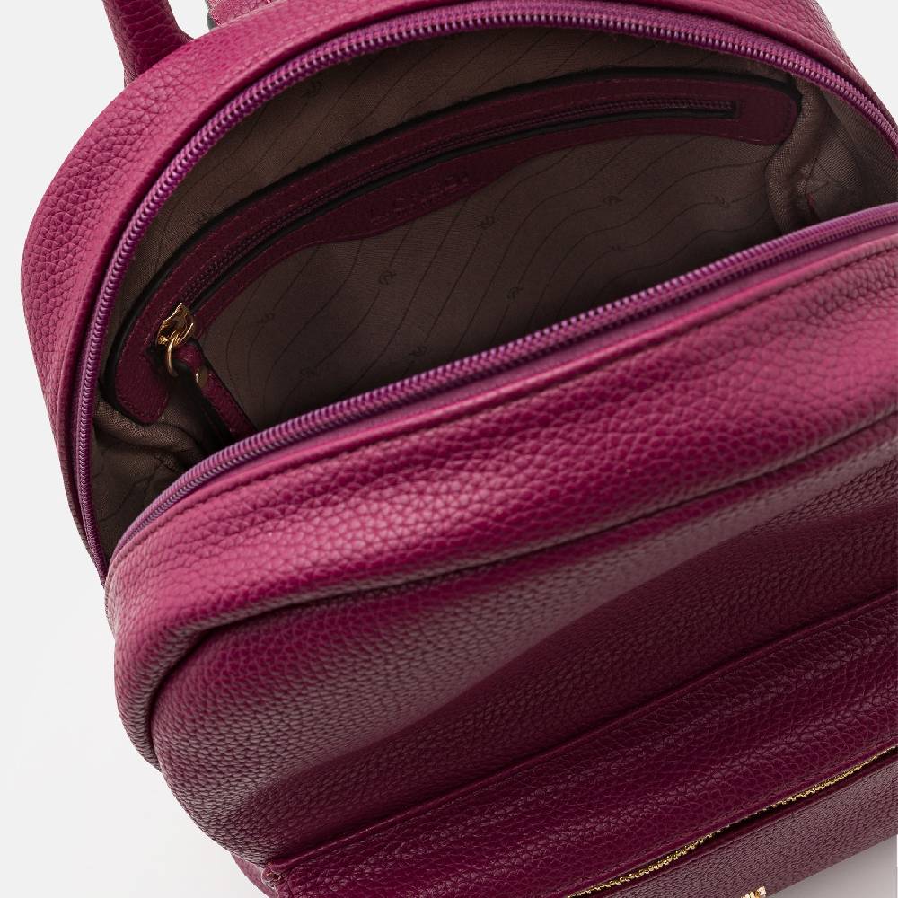 L. Credi Budapest Rucksack plum Tägliche Deals