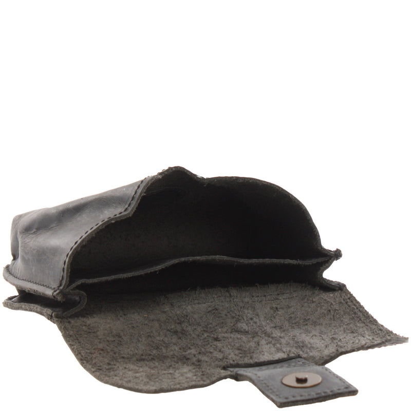 Leconi Gürteltasche Bauchtasche Hüfttasche Damen Herren Rindsleder grau LE9005 im Angebot