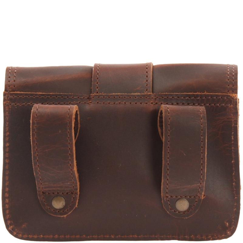Leconi Gürteltasche Bauchtasche Hüfttasche Damen Herren Rindsleder braun LE9005 Limitierter Zeitrabatt