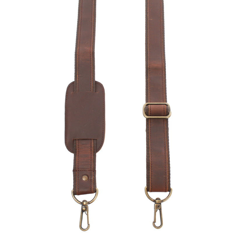 Leconi Trageriemen Leder braun 115cm LEC-R1 Rabatt