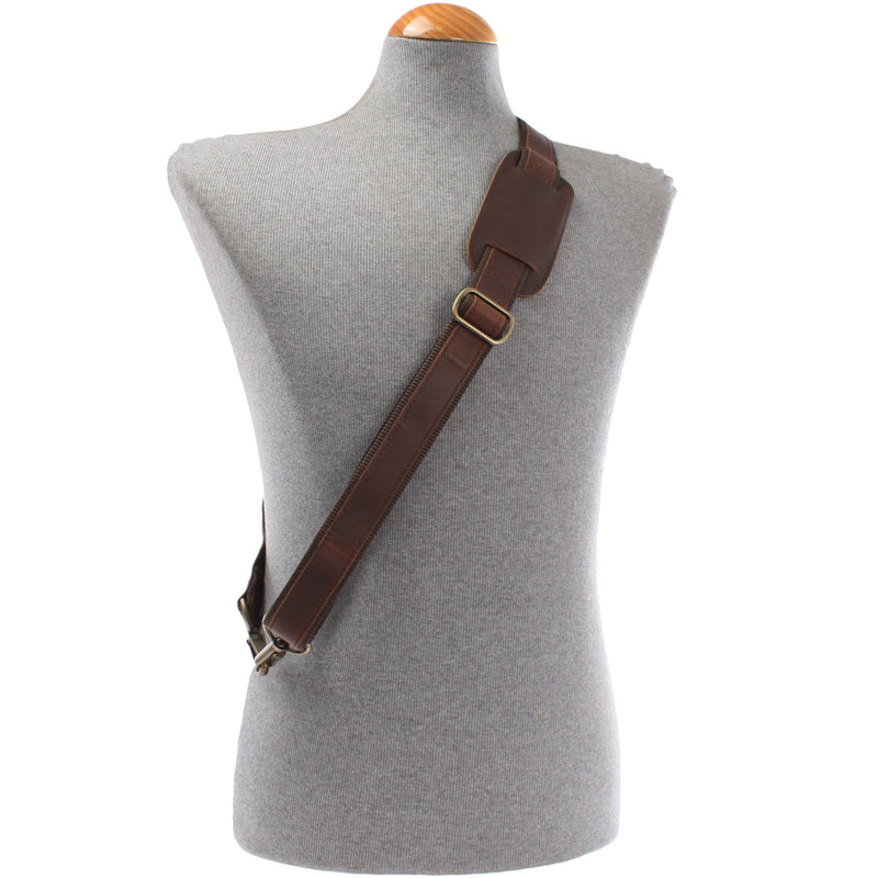Leconi Trageriemen Leder braun 115cm LEC-R1 Rabatt