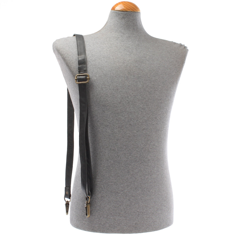 Leconi Trageriemen Leder grau schmal 150cm LEC-R4 Online Shopping