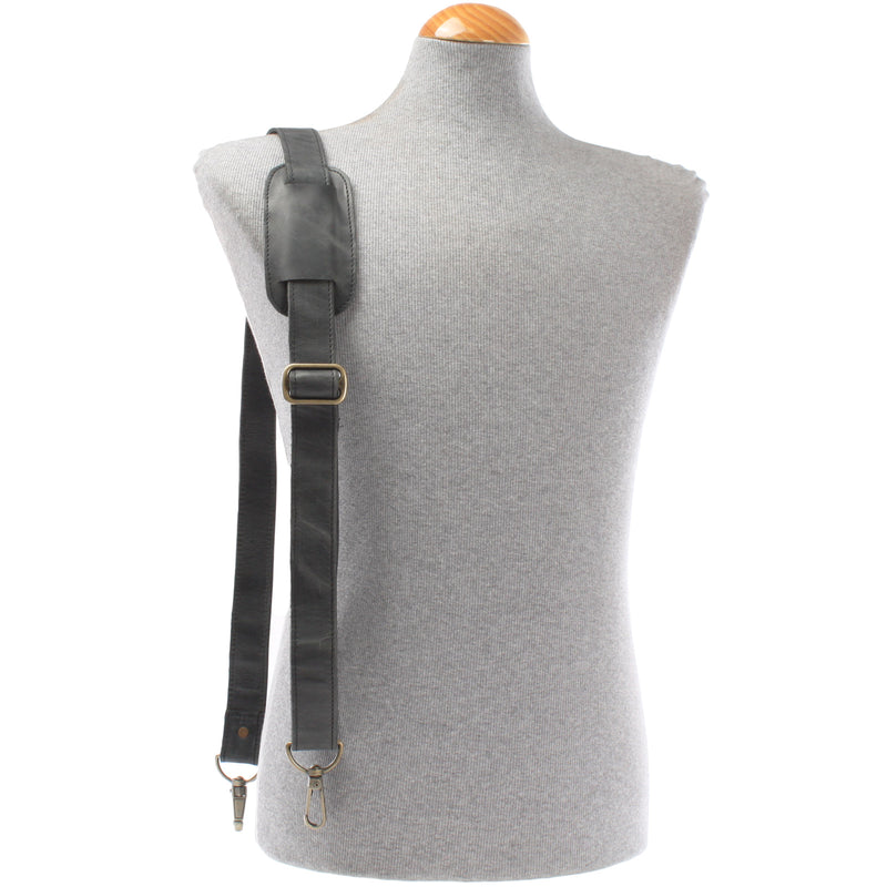 Leconi Trageriemen Leder grau breit 150cm LEC-R3 Exklusivangebot
