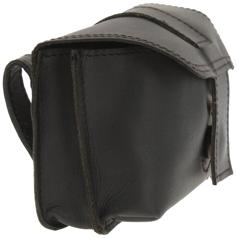 Leconi große Gürteltasche Bauchtasche Hüfttasche Damen Herren Rindsleder schwarz LE9030 Muttertagsangebot