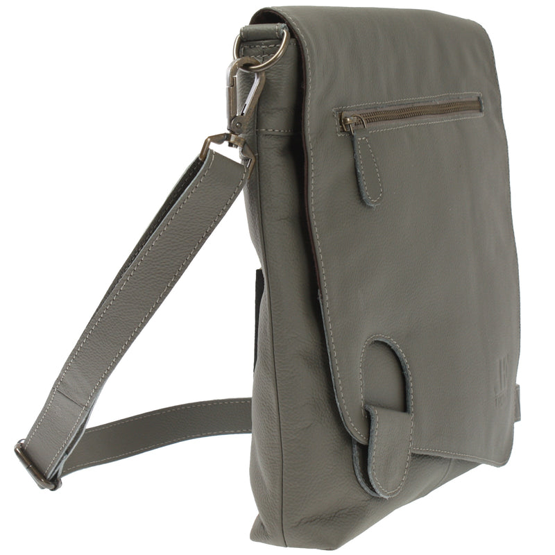 Leconi Umhängetasche Ledertasche Damen Schultertasche Leder oliv LE3073 Bis zu 50% Rabatt