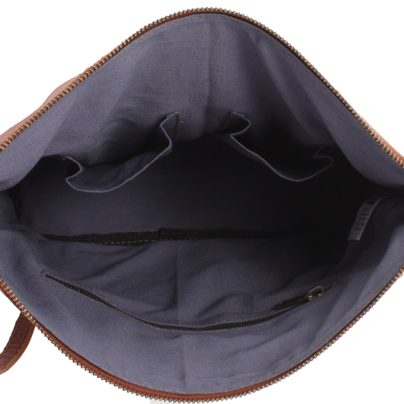 Leconi Umhängetasche Schultertasche Damentasche Ledertasche Leder cognac LE3067 Discount Store für neue Produkte
