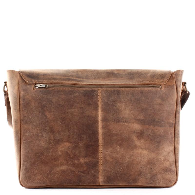 Leconi große Umhängetasche Schultertasche Messenger Bag Aktentasche Businesstasche Leder vintage braun LE3064 Black Friday Preise