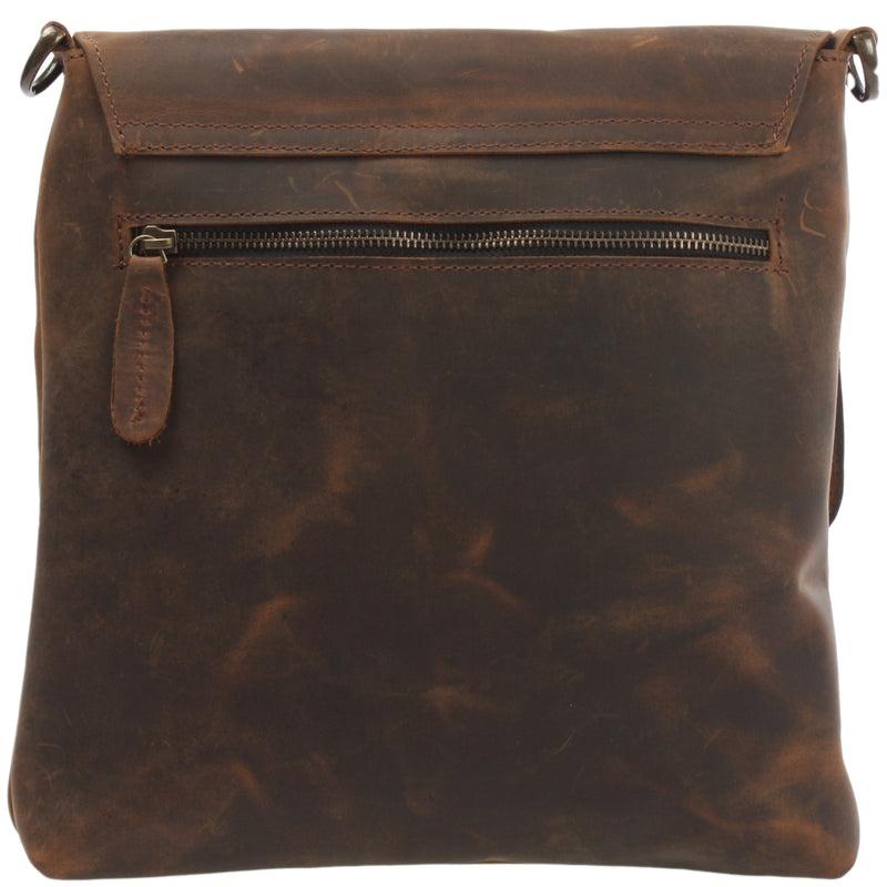Leconi Umhängetasche Ledertasche Schultertasche Leder schlamm LE3027 Top Angebot