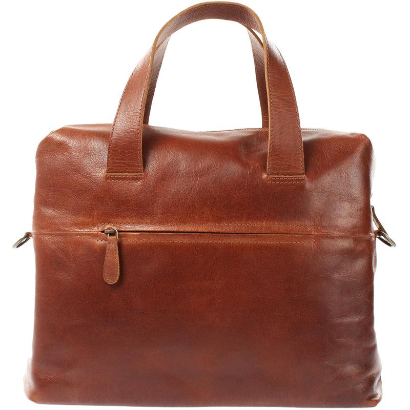 Leconi Schultertasche Henkeltasche Shopper Handtasche Damen Leder braun LE0059 JETZT KAUFEN