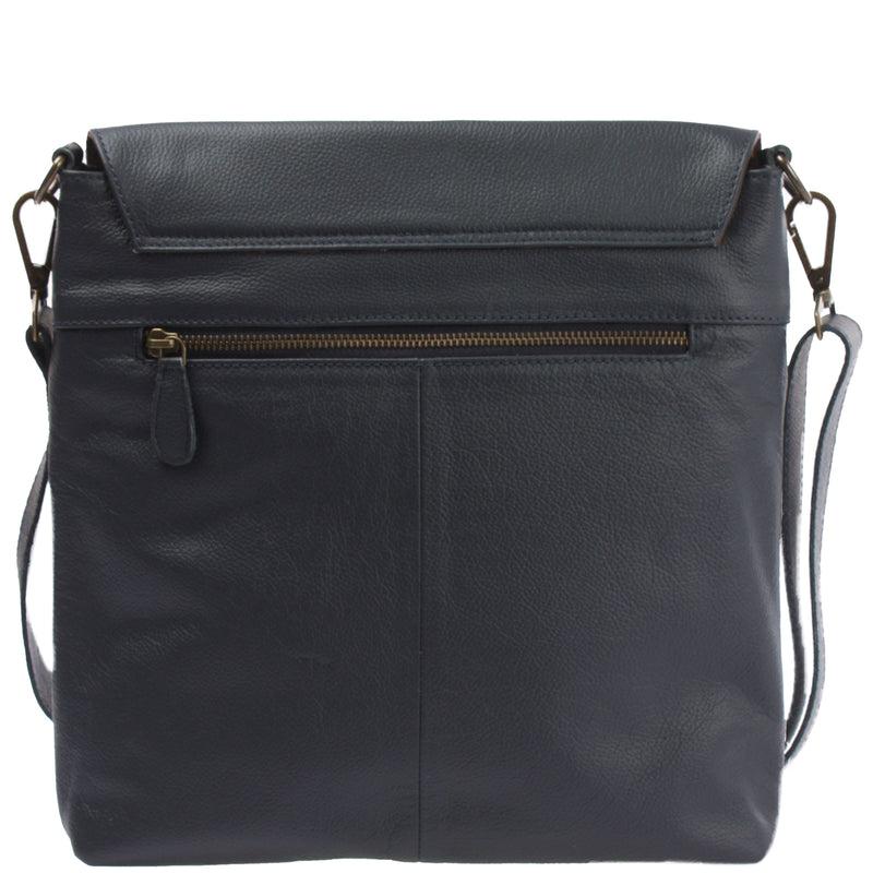 Leconi Umhängetasche Ledertasche Damen Schultertasche Leder navy LE3073 Limitierter Zeitrabatt