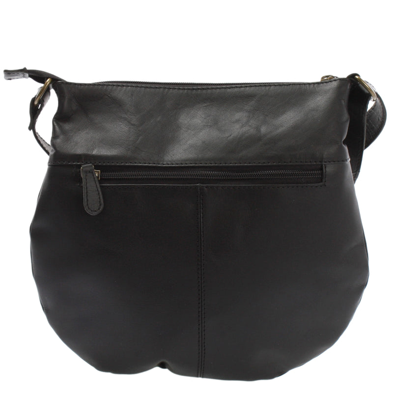 Leconi B-Ware kleine Umhängetasche Ledertasche Damentasche Schultertasche Leder schwarz LE0070 Große Rabatte