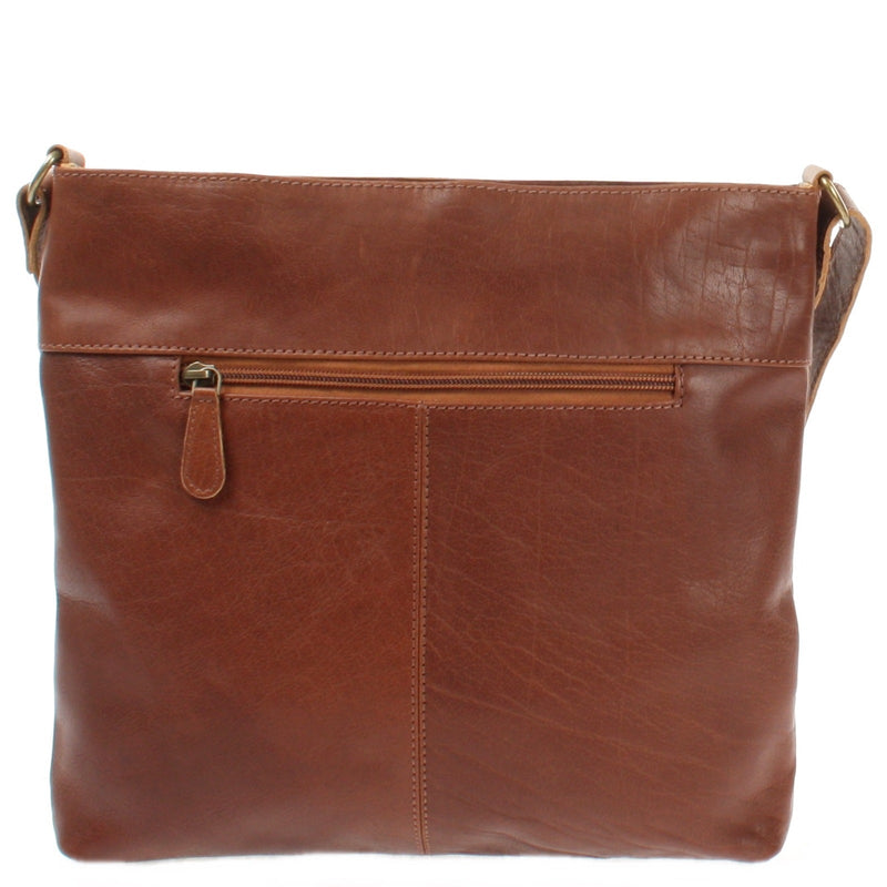 Leconi Umhängetasche Ledertasche Damen Schultertasche Leder braun LE0066 Clearance-Verkauf