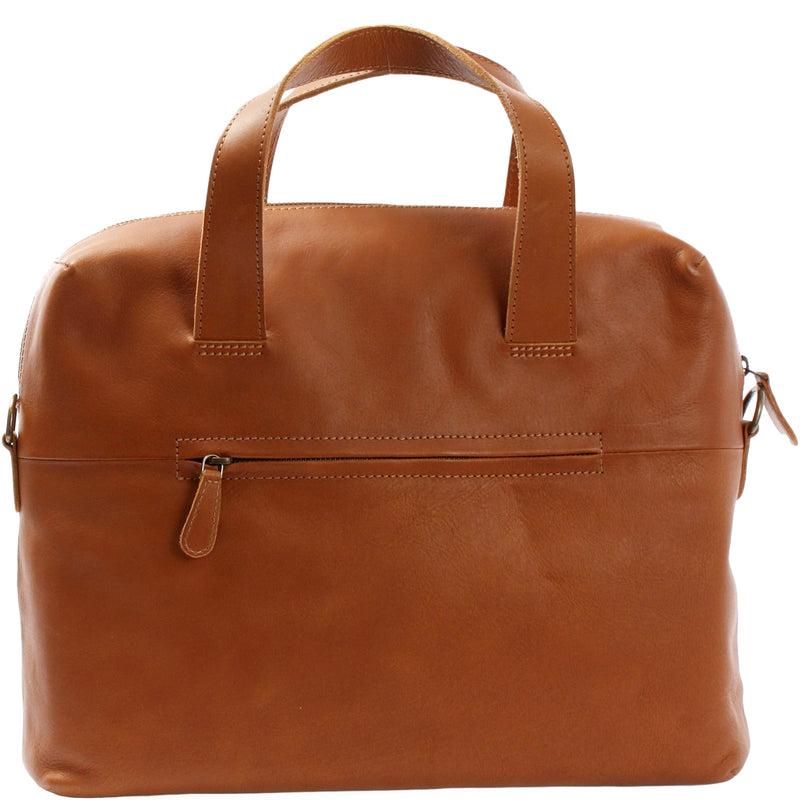 Leconi Schultertasche Henkeltasche Shopper Handtasche Damen Leder cognac LE0059 Zeitlich begrenztes Angebot