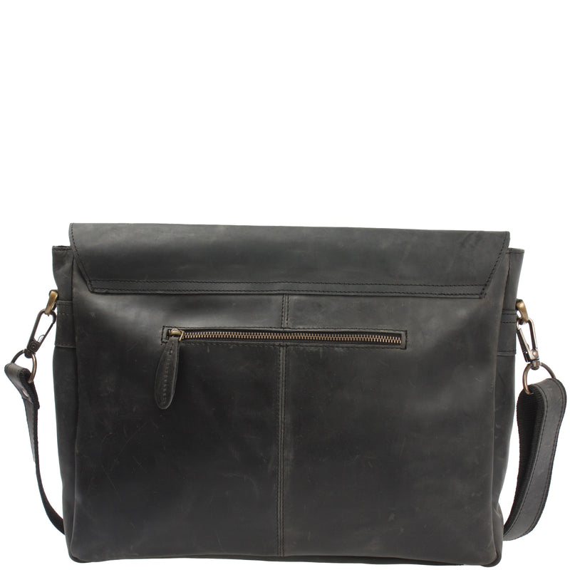 Leconi Messenger Bag Collegetasche DIN A4 Kuriertasche Leder grau LE3032 Begrenzte Freigabe