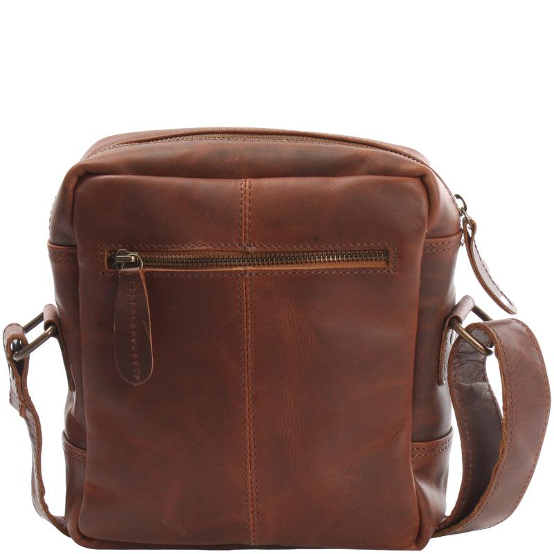 Leconi kleine Umhängetasche Ledertasche Freizeittasche Leder braun LE3042 Discount Store für neue Produkte
