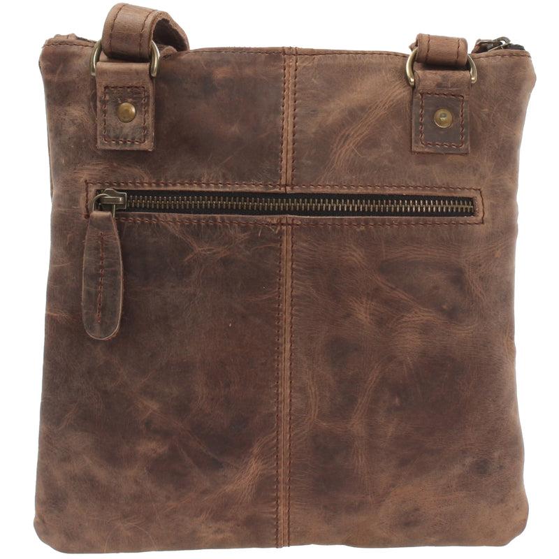 Leconi kleine Umhängetasche Damentasche Herrentasche Ledertasche schlamm LE3060 Preisnachlass