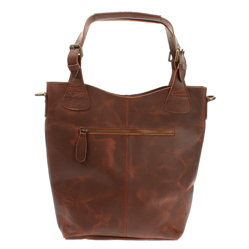Leconi Umhängetasche Schultertasche Henkeltasche Damentasche Leder braun LE0054 Bis zu 55% Rabatt