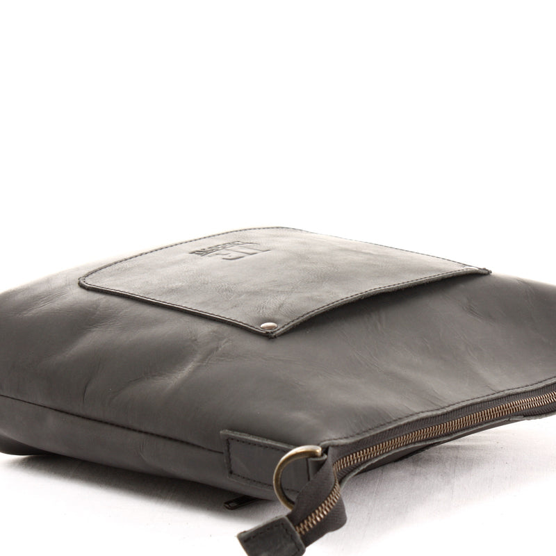 Leconi Umhängetasche Schultertasche Damentasche Ledertasche Leder schwarz LE3067 Großer Ausverkauf