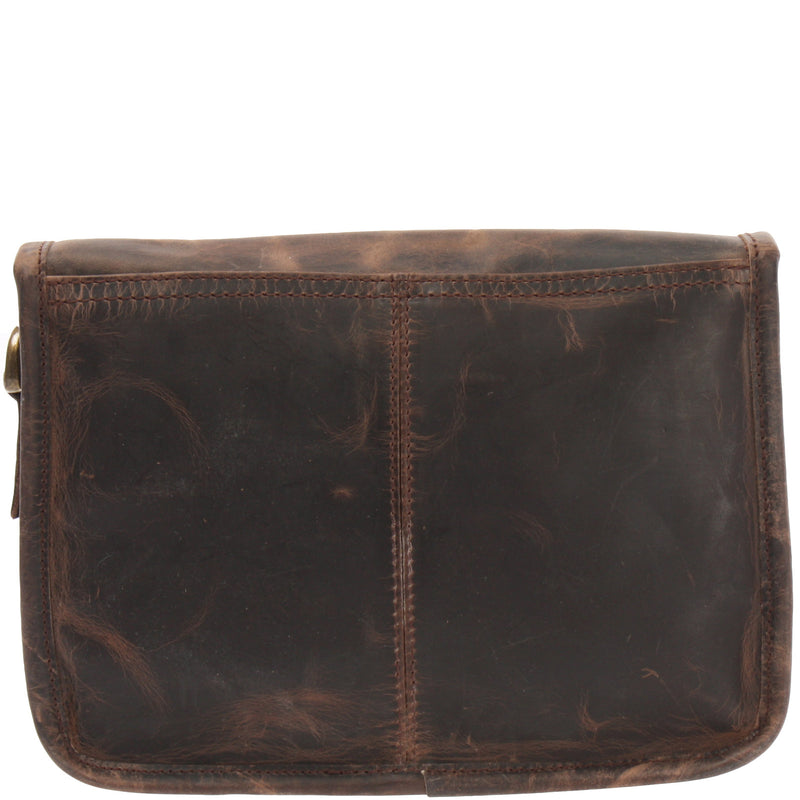Leconi kleine Schultertasche Umhängetasche Leder Leder schlamm LE3041 Online Outlet