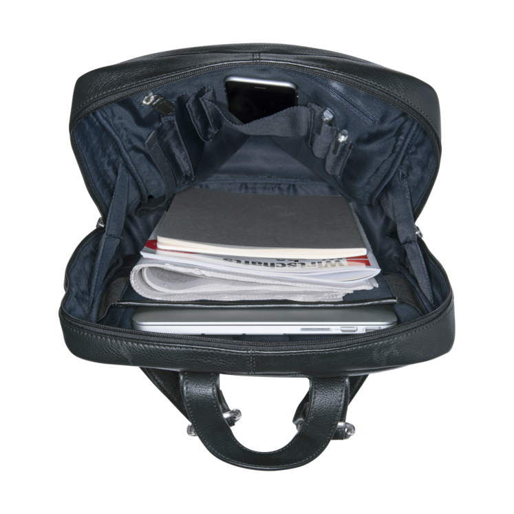 Leonhard Heyden Berlin Business-Rrucksack Schwarz Auslauf
