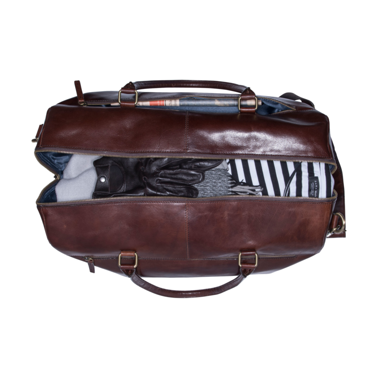 Leonhard Heyden Cambridge Reisetasche Rotbraun Muttertagsangebot