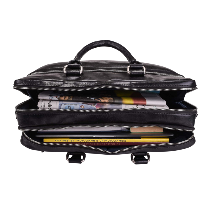 Leonhard Heyden Cambridge RV-Aktenmappe L 2 Fächer Schwarz Online Outlet